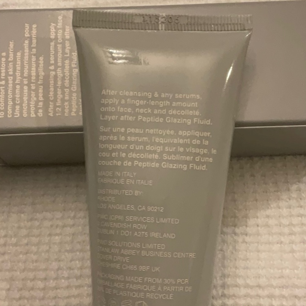 RHODE Barrier Restore Cream in Gray Packaging - Picture 3 of 3